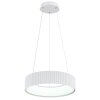 Illuminazione Globo Lighting Kemp Lampadario a sospensione LED Bianco, 1-Luce