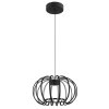 Illuminazione Globo Lighting Ribbon Lampadario a sospensione LED Nero, 1-Luce
