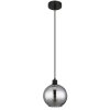 Illuminazione Globo Lighting Ulf Lampadario a sospensione Nero, 1-Luce