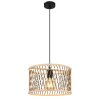 Illuminazione Globo Lighting Mali Lampadario a sospensione Nero, 1-Luce