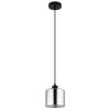 Illuminazione Globo Lighting Alonso Lampadario a sospensione Nero, 1-Luce