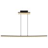 Illuminazione Globo Lighting Hilton Lampadario a sospensione LED Nero, 1-Luce