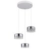 Illuminazione Globo Lighting Belinda Lampadario a sospensione LED Bianco, 1-Luce