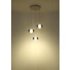Illuminazione Globo Lighting Belinda Lampadario a sospensione LED Bianco, 1-Luce