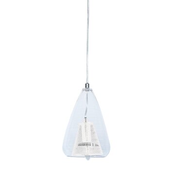 Illuminazione Globo Lighting Vera Lampadario a sospensione Bianco, 1-Luce