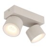 Illuminazione Globo Lighting Rae Plafoniera LED Sabbia, 2-Luci