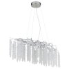 Illuminazione Globo Lighting Laverne Lampadario a corona Cromo, 9-Luci