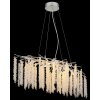 Illuminazione Globo Lighting Laverne Lampadario a corona Cromo, 9-Luci