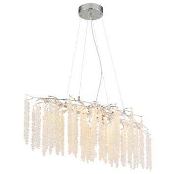 Illuminazione Globo Lighting Laverne Lampadario a corona Cromo, 9-Luci