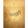 Illuminazione Globo Lighting Queena Lampadario a corona Argento, 16-Luci