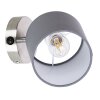 Illuminazione Globo Lighting Atlanta Applique, Faretto da parete Nichel opaco, 1-Luce