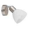 Illuminazione Globo Lighting Malte Applique, Faretto da parete Nichel opaco, 1-Luce