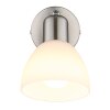 Illuminazione Globo Lighting Malte Applique, Faretto da parete Nichel opaco, 1-Luce