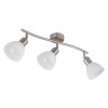 Illuminazione Globo Lighting Malte Plafoniera Nichel opaco, 3-Luci