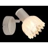 Illuminazione Globo Lighting Planta Applique, Faretto da parete Aspetto del legno, Sabbia, 1-Luce
