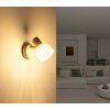 Illuminazione Globo Lighting Planta Applique, Faretto da parete Aspetto del legno, Sabbia, 1-Luce