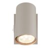 Illuminazione Globo Lighting Robby Applique, Faretto da parete Sabbia, Bianco, 1-Luce