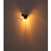Illuminazione Globo Lighting Mali Applique, Faretto da parete Nero, 1-Luce