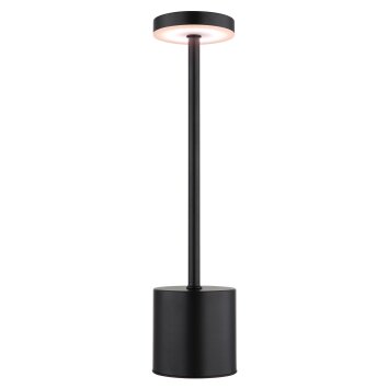 Illuminazione Globo Lighting Polina Lampada da tavolo LED Nero, 1-Luce