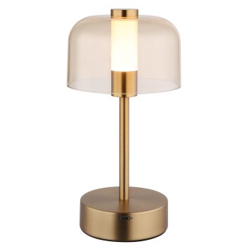 Illuminazione Globo Lighting Skyler Lampada da tavolo LED Oro, 1-Luce