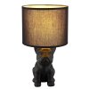 Illuminazione Globo Lighting Dogo Lampada da tavolo Nero, 1-Luce