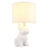 Illuminazione Globo Lighting Dogo Lampada da tavolo Bianco, 1-Luce