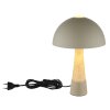 Illuminazione NOWA Lighting Paulin Lampada da tavolo Grigio, Effetto pietra, 1-Luce