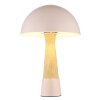 Illuminazione NOWA Lighting Paulin Lampada da tavolo Champagne, Effetto pietra, 1-Luce