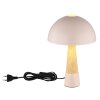 Illuminazione NOWA Lighting Paulin Lampada da tavolo Champagne, Effetto pietra, 1-Luce