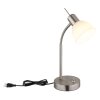 Illuminazione Globo Lighting Malte Lampada da tavolo Nichel opaco, 1-Luce