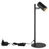 Illuminazione Globo Lighting Este Lampada da tavolo LED Cromo, Nero, 1-Luce