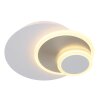 Illuminazione Globo Lighting Odonell Applique LED Nichel opaco, Bianco, 1-Luce