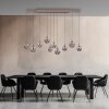 Illuminazione Paul Neuhaus E-Infinity Lampada a sospensione LED Bronzo, 10-Luci, Telecomando
