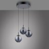 Illuminazione Paul Neuhaus E-Infinity Lampada a sospensione LED Grigio, 3-Luci, Telecomando