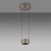 Illuminazione Paul Neuhaus Clipse Lampada a sospensione LED Bronzo, 2-Luci, Telecomando