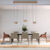 Illuminazione Paul Neuhaus Clipse Lampada a sospensione LED Bronzo, 6-Luci, Telecomando