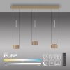 Illuminazione Paul Neuhaus Clipse Lampada a sospensione LED Bronzo, 6-Luci, Telecomando