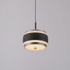 Illuminazione Paul Neuhaus Rings Lampada a sospensione LED Nero, Trasparente, chiaro, 1-Luce, Telecomando