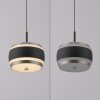 Illuminazione Paul Neuhaus Rings Lampada a sospensione LED Nero, Trasparente, chiaro, 1-Luce, Telecomando