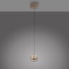 Illuminazione Paul Neuhaus Rings Lampada a sospensione LED Bronzo, Cromo, 1-Luce, Telecomando