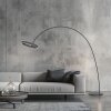 Illuminazione Paul Neuhaus Loop-Bow Lampada da terra LED Nero, 2-Luci