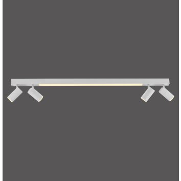 Illuminazione Paul Neuhaus Spot Plafoniera LED Bianco, 5-Luci, Telecomando