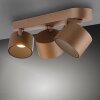 Illuminazione Paul Neuhaus Cup Plafoniera LED Bronzo, 3-Luci