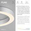 Illuminazione Paul Neuhaus Round Plafoniera LED Trasparente, chiaro, 1-Luce, Telecomando