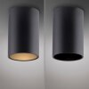 Illuminazione Paul Neuhaus Point Plafoniera LED Nero, 1-Luce