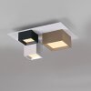 Illuminazione Paul Neuhaus Manhattan Plafoniera LED Grigio, 1-Luce, Telecomando
