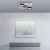 Illuminazione Paul Neuhaus Manhattan Plafoniera LED Grigio, 1-Luce, Telecomando
