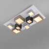 Illuminazione Paul Neuhaus Manhattan Plafoniera LED Grigio, 1-Luce, Telecomando