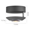 Illuminazione Paul Neuhaus Oculis Plafoniera LED Nero, 1-Luce