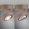 Illuminazione Paul Neuhaus Oculis Plafoniera LED Bronzo, 1-Luce